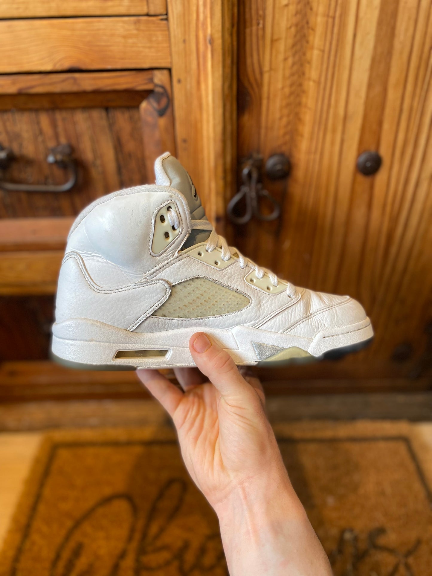 JORDAN 5 ‘WHITE METALLIC’ - UK 7.5