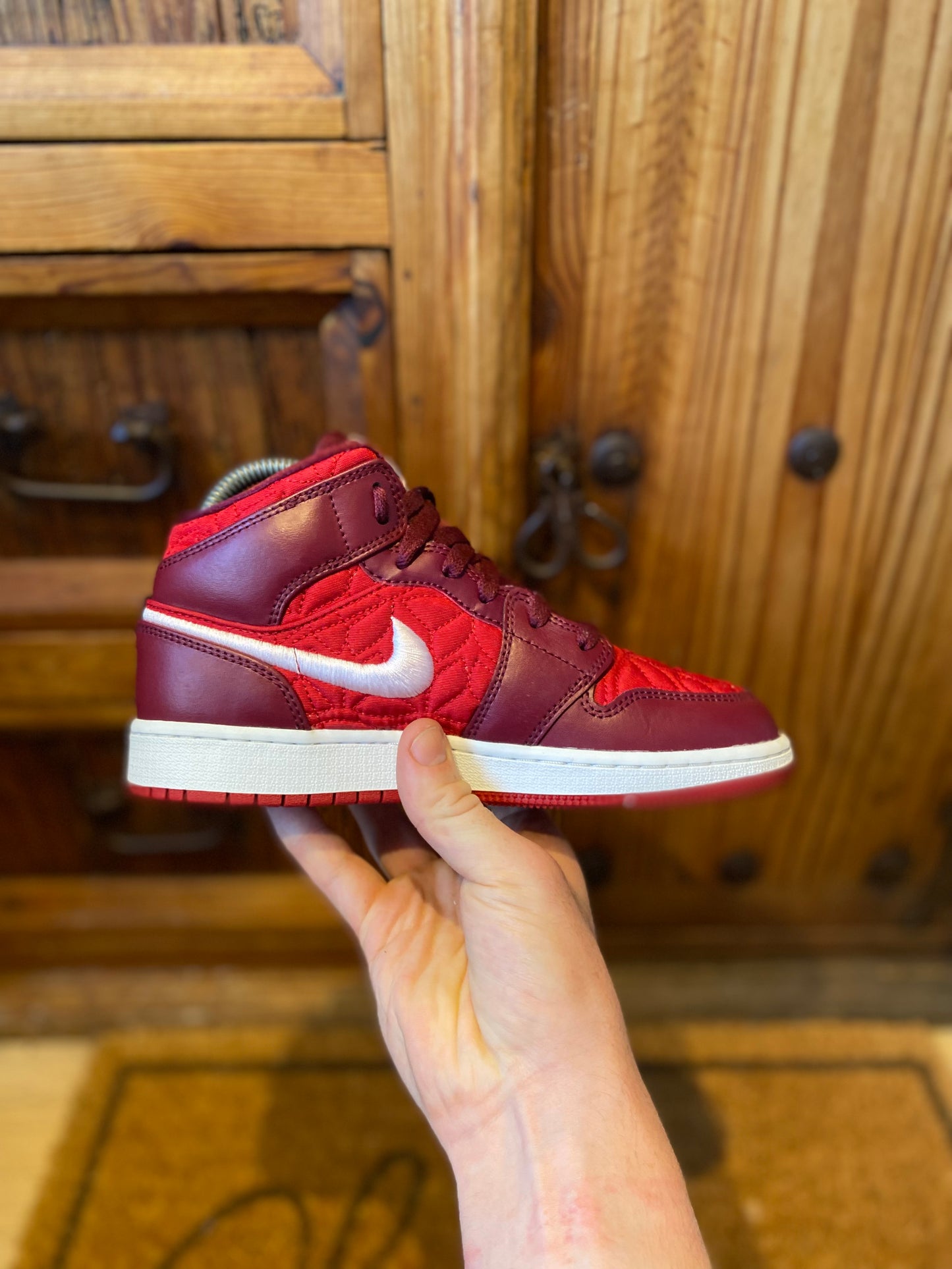 JORDAN 1 MID ‘RED QUILT’ - UK 4