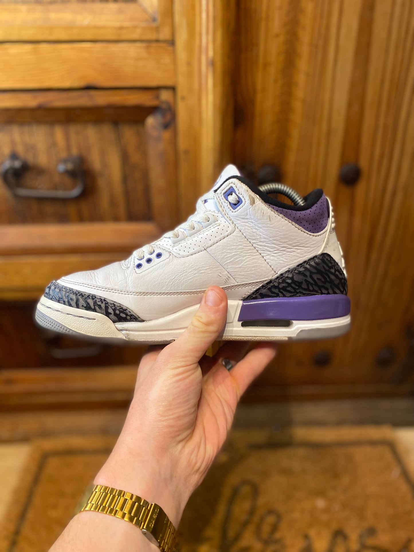 JORDAN 3 ‘DARK IRIS - UK 5.5