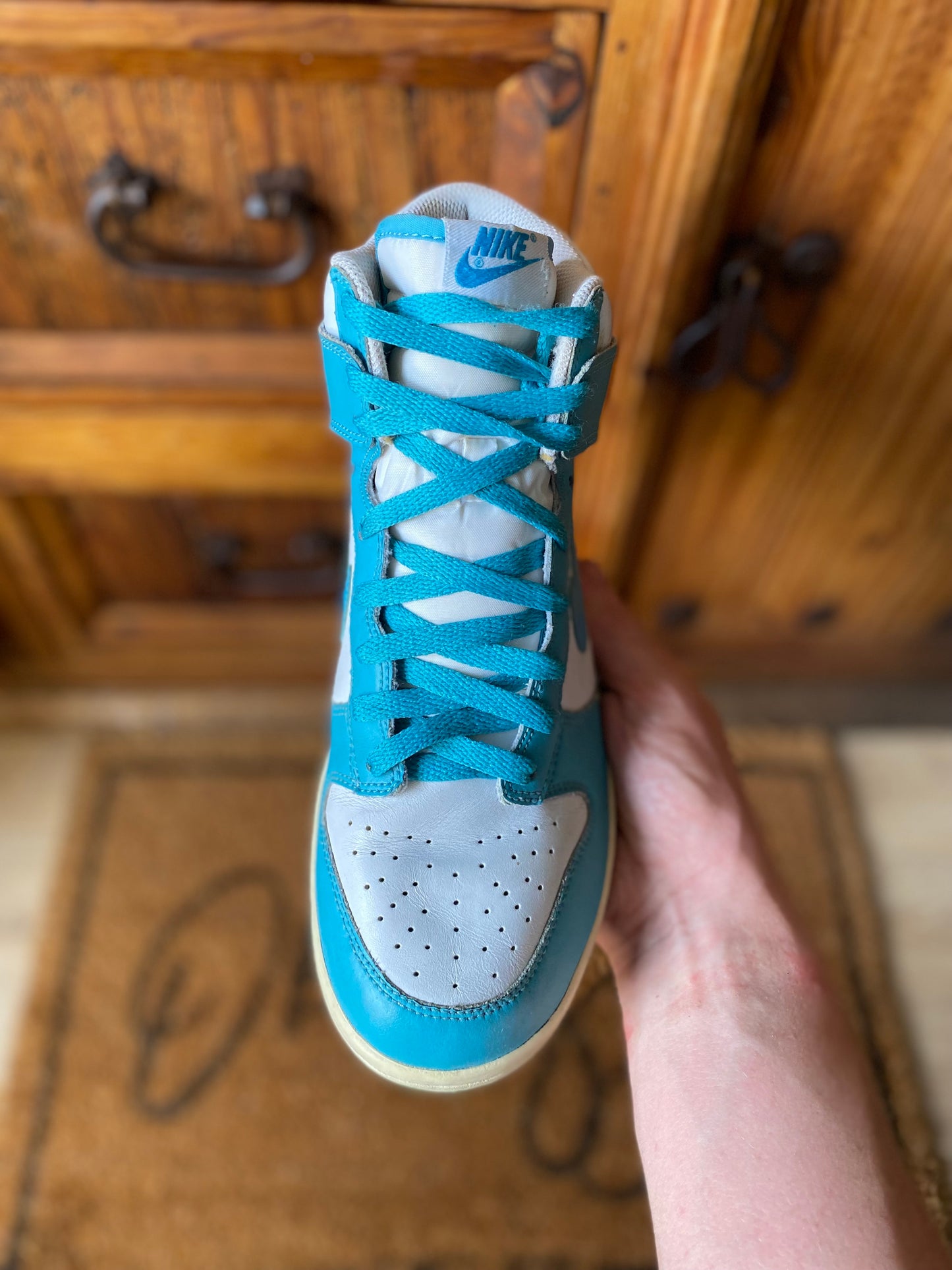 NIKE DUNK HIGH ‘MINERAL BLUE’ 2011 - UK 8