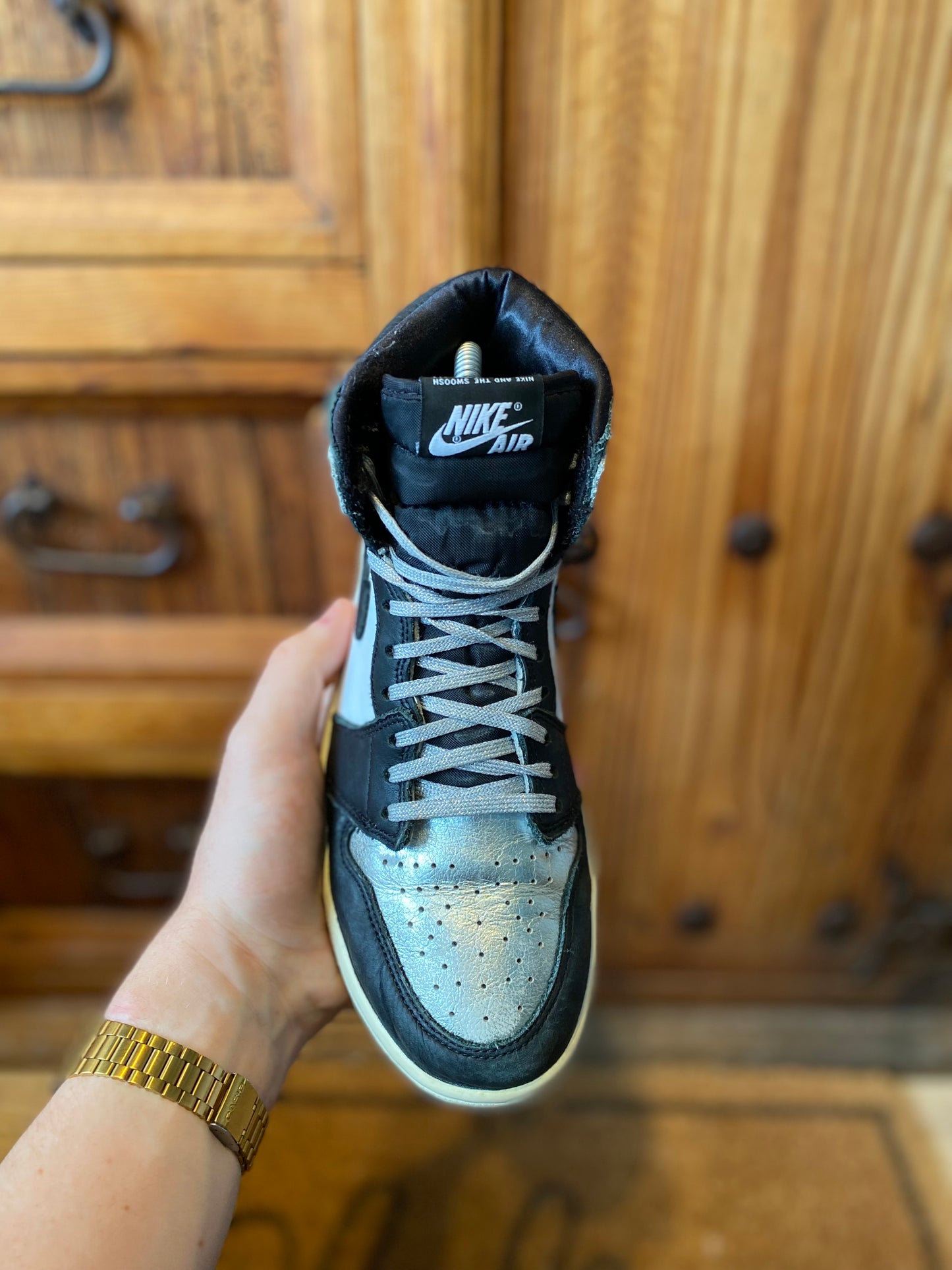 JORDAN 1 HIGH ‘SILVER TOE’ - UK 5.5