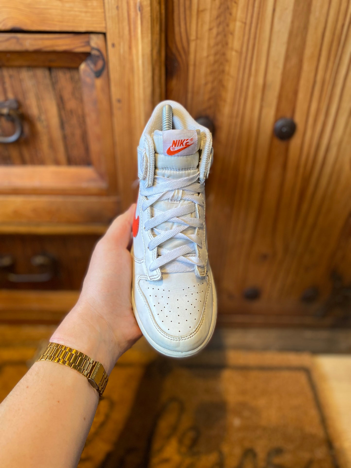 NIKE DUNK HIGH ‘WHITE PICANTE RED’ - UK 2
