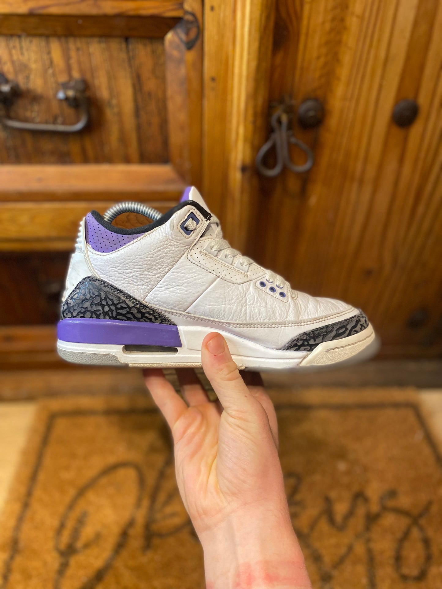 JORDAN 3 ‘DARK IRIS - UK 5.5