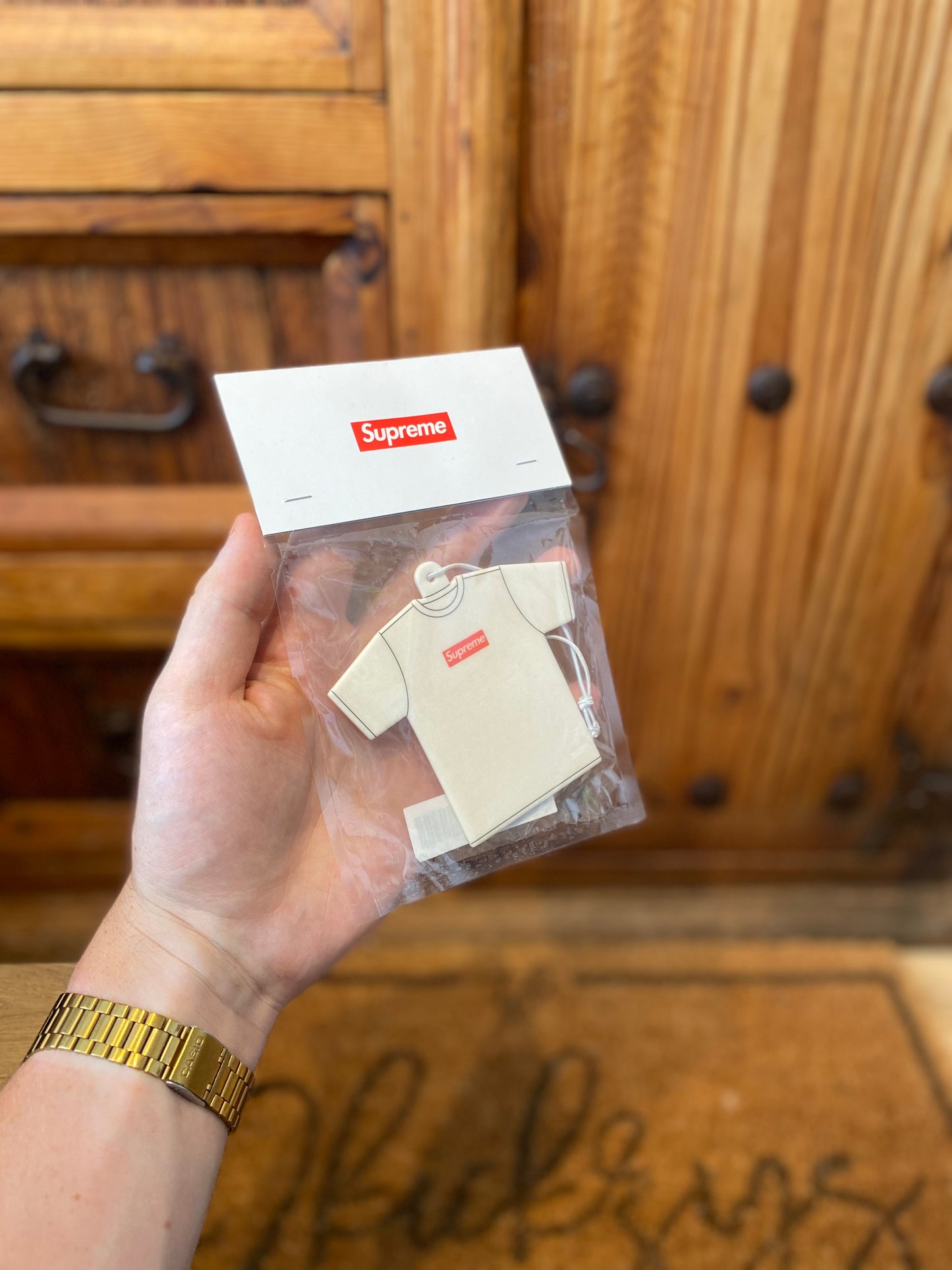 SUPREME BOX LOGO CAR AIR FRESHNER