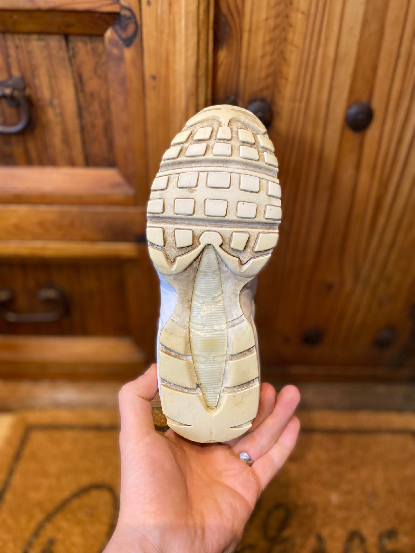 NIKE AIR MAX 95 ‘WHITE METALLIC SILVER’ - UK 5