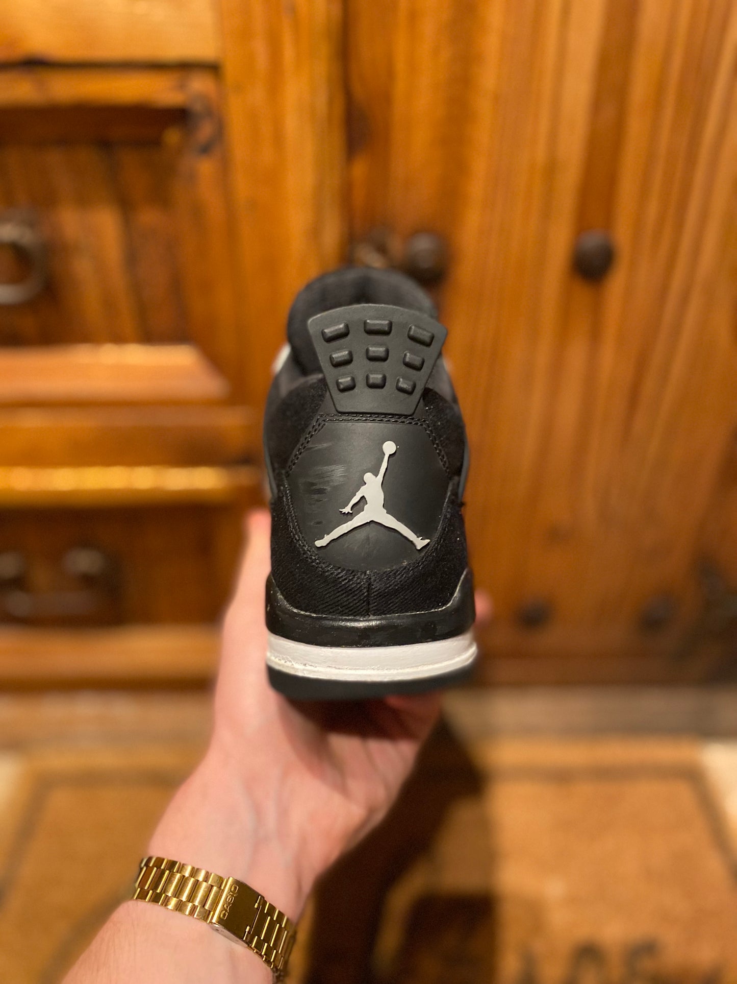 JORDAN 4 ‘BLACK CANVAS’ - UK 8