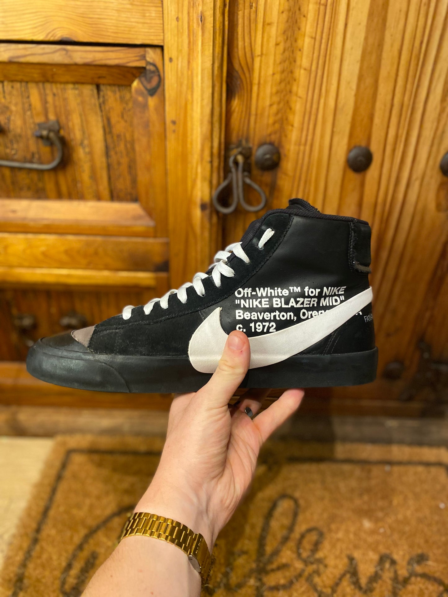NIKE X OFF WHITE BLAZER MID ‘GRIM REAPER’ - UK 12