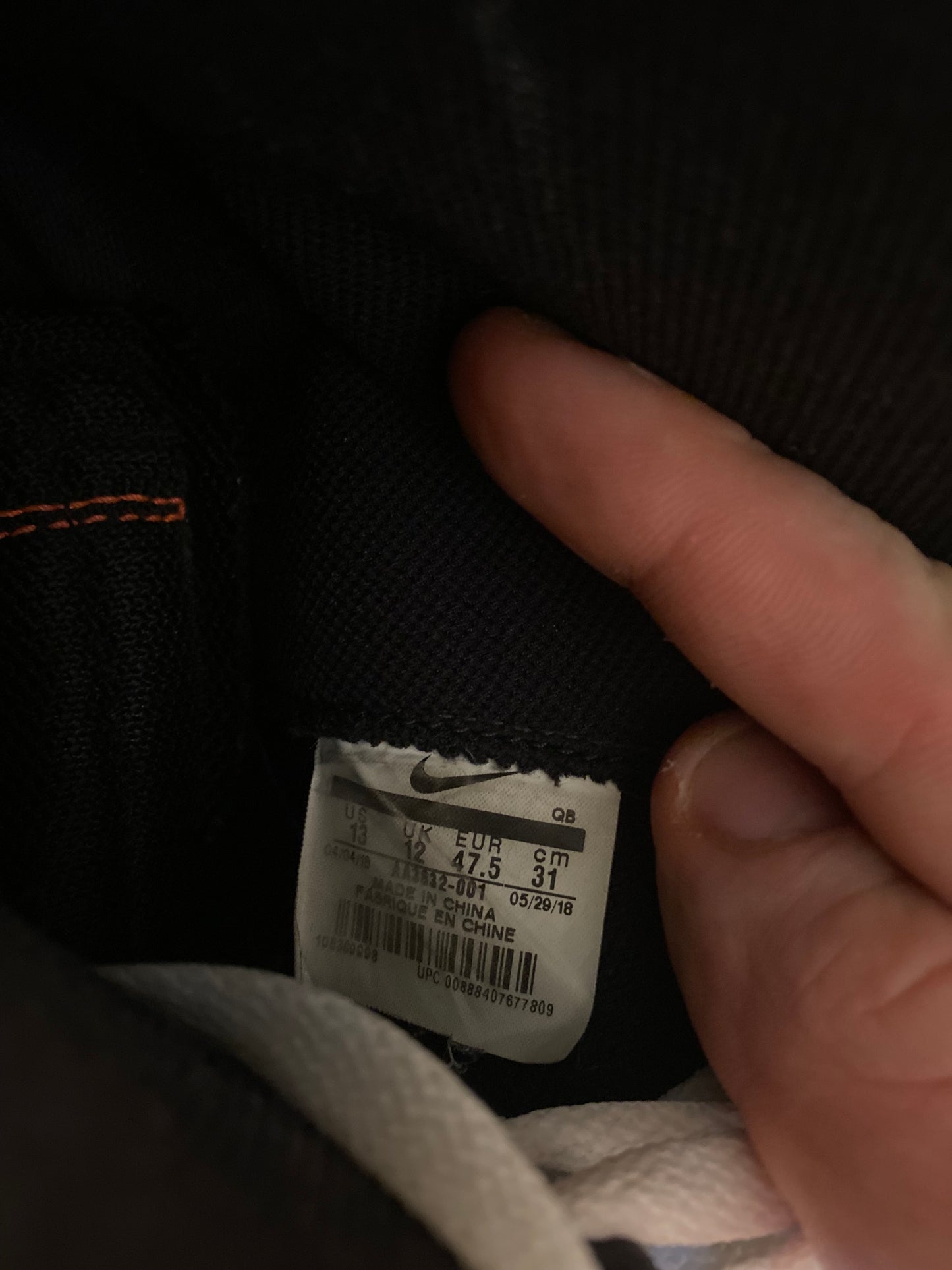 NIKE X OFF WHITE BLAZER MID ‘GRIM REAPER’ - UK 12